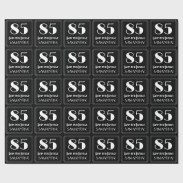 85e verjaardag - Art Deco geïnspireerd look "85",  Cadeaupapier