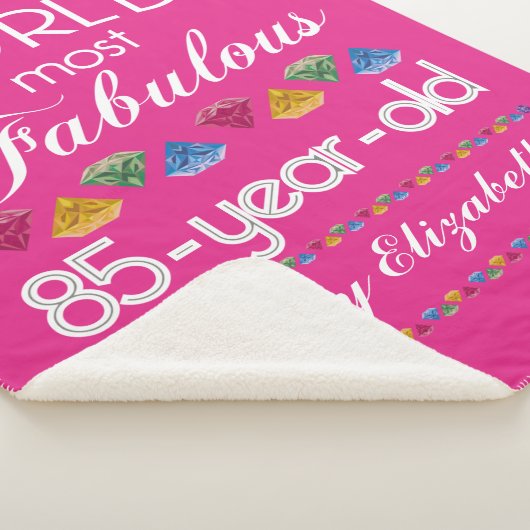 85e verjaardag De meest verbluffende kleurrijke Pa Sherpa Deken (3/4)