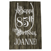 85e verjaardag: Fancy, Faux Hood Kijk + Aangepaste Medium Cadeauzakje (Voorkant)