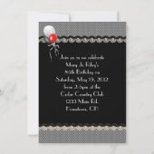 85e verjaardag feestuitnodiging kaart (Achterkant)