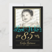 85e verjaardag foto kaart (Voorkant)
