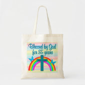 85E VERJAARDAG GEZEGEND DOOR GOD CANVAS TAS (Voorkant)