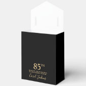 85e verjaardag Gouden Luipaardprint Bedankt Bedankdoosjes (Open)