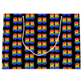 85e verjaardag: Leuk Regenboog Event Nummer 85 Pat Groot Cadeauzakje (Voorkant)