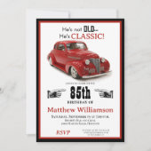 85e verjaardag niet oud maar klassiek 1939 Coupe M Kaart (Voorkant)