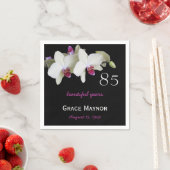 85e Verjaardag Party Orchidee Papieren servetten (Insitu)