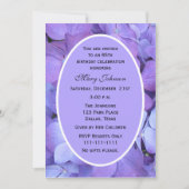 85e verjaardag Party uitnodiging Hydrangea (Voorkant)