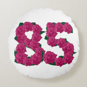 85e verjaardag Ronde Sierkussen (16") Rond Kussen