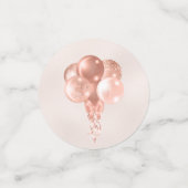 85e verjaardag Roze Goud Kake Foto Confetti (Kleine voorkant)