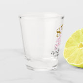 85e verjaardag roze goud partij gunst shot glas (Links)