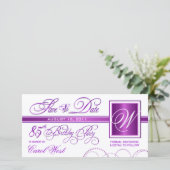 85e verjaardag - 'Save the Date'-aankondiging Save The Date (Staand voorkant)