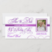 85e verjaardag - Sparen de Aankondiging van de Fot (Voorkant)