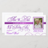 85e verjaardag - Sparen de Aankondiging van de Fot (Voorkant / Achterkant)