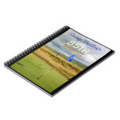 85e verjaardag van de feestdag Golf Guest Book Notitieboek (Linkerzijde)