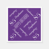 85e verjaardag van het Paarse Nota van de Naam Servetten (Voorkant)