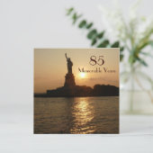 85e verjaardag van het vrijheidszonsonderstel kaart (Staand voorkant)