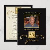 85e verjaardag van uitnodigingen van de Partij voo (Voorkant / Achterkant)