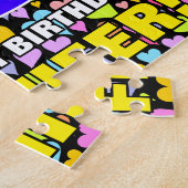 85e verjaardag — Vun, liefhebbende harteschepen +  Legpuzzel (Zijkant)