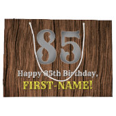 85e verjaardag: Western geïnspireerde kijk in het  Groot Cadeauzakje (Achterkant)