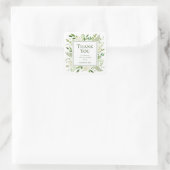 85e verjaardag Witte Hydrangea Dank Je Vierkante Sticker (Tas)