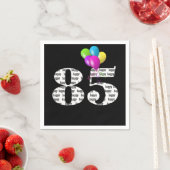 85e verjaardagsballonnen servet (Insitu)