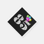 85e verjaardagsballonnen servet (Hoek)