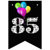 85e verjaardagsballonnen vlaggetjes (Eerste vlag)