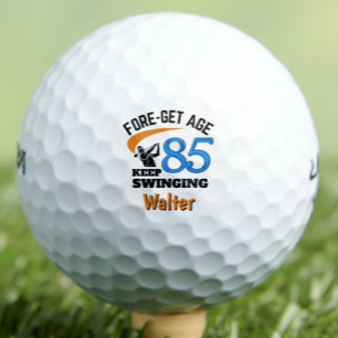 85e verjaardagscadeau Blauwe Klassieker voor Hem Golfballen