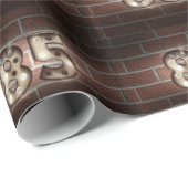 85e verjaardagsjurk licht op steen cadeaupapier (Rol Hoek)