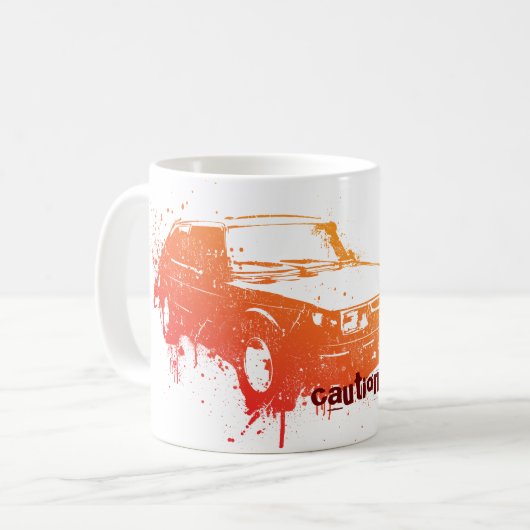 85spg_kapotvlam, voorzichtigheid: uiterst hete MOK (Voorkant links)