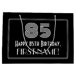 85ste verjaardag — Art Deco geïnspireerde look "85 Groot Cadeauzakje