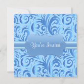 85ste verjaardag | Blauw, Zilver & Wit Verder Kaart (Voorkant)