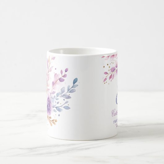 85ste verjaardag: fluisteringen van lavendel en go koffiemok (Center)