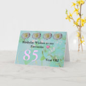 85ste verjaardag kaart (Gele Bloem)