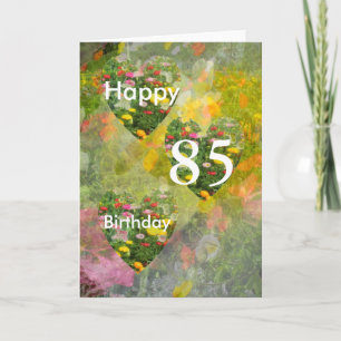 85ste verjaardag kaart