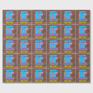 85ste verjaardag: Leuk, Urban Graffiti geïnspireer Cadeaupapier