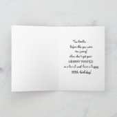 85ste verjaardag voor haar grappige kaart