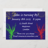 85ste verjaardagsfeestje kaart (Achterkant)