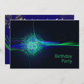 85ste verjaardagsfeestje kaart (Voorkant / Achterkant)