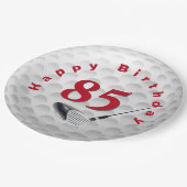 85th Birthday Golf Ball Design Bord (Gekanteld)