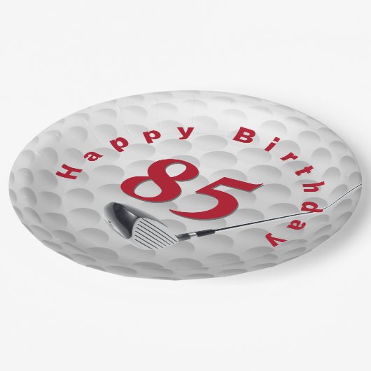 85th Birthday Golf Ball Design Bord (Gekanteld)