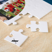 85th Birthday Number 85 Custom Photo Collage Legpuzzel (Zijkant)