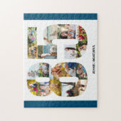 85th Birthday Number 85 Custom Photo Collage Legpuzzel (Verticaal)