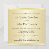 85th Birthday Party Invitations - Foto optioneel Kaart (Achterkant)