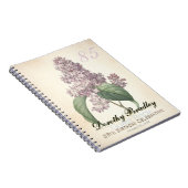 85th Birthday Party Lilac Custom Guest Book Notitieboek (Rechterzijde)