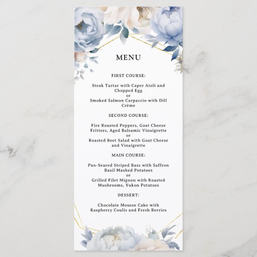 85th Birthday Party Menu (Voorkant)