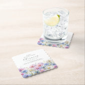 85th Birthday September Birth Flower Custom Kartonnen Onderzetters (Insitu)