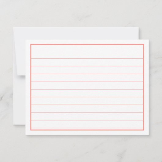 85th Thank You: Coral/White Number Pattern (Achterkant)