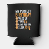 85th Turn 85 My Perfect Birthday Gaming Blikjeskoeler (Voorkant)