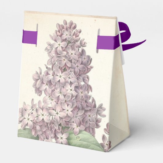 85th Verjaardag Lila Custom Dank u Favor Box Bedankdoosjes (Achterkant)